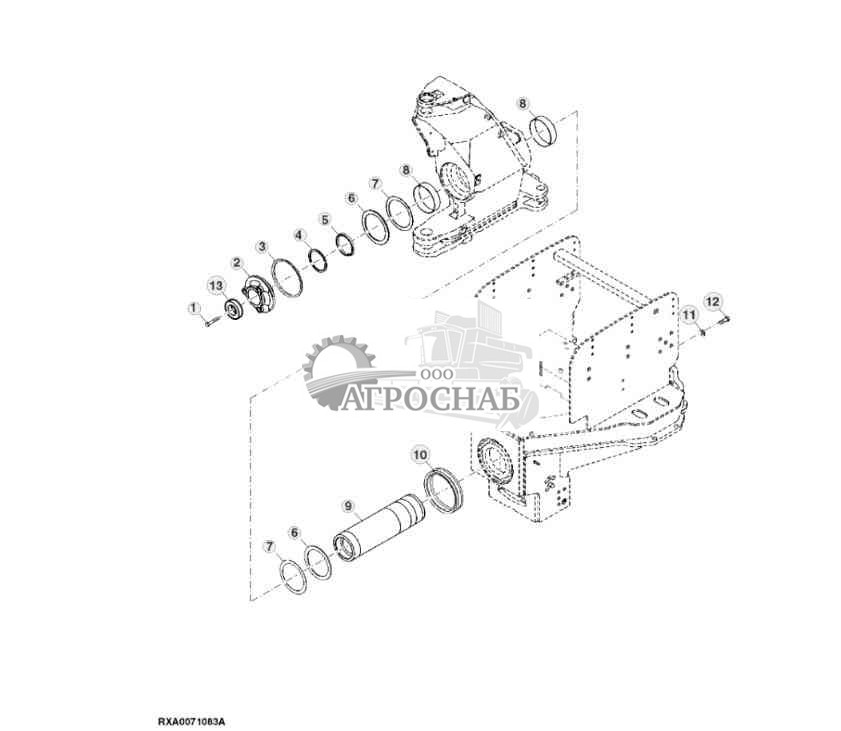 Cast Gudgeon Spindle 